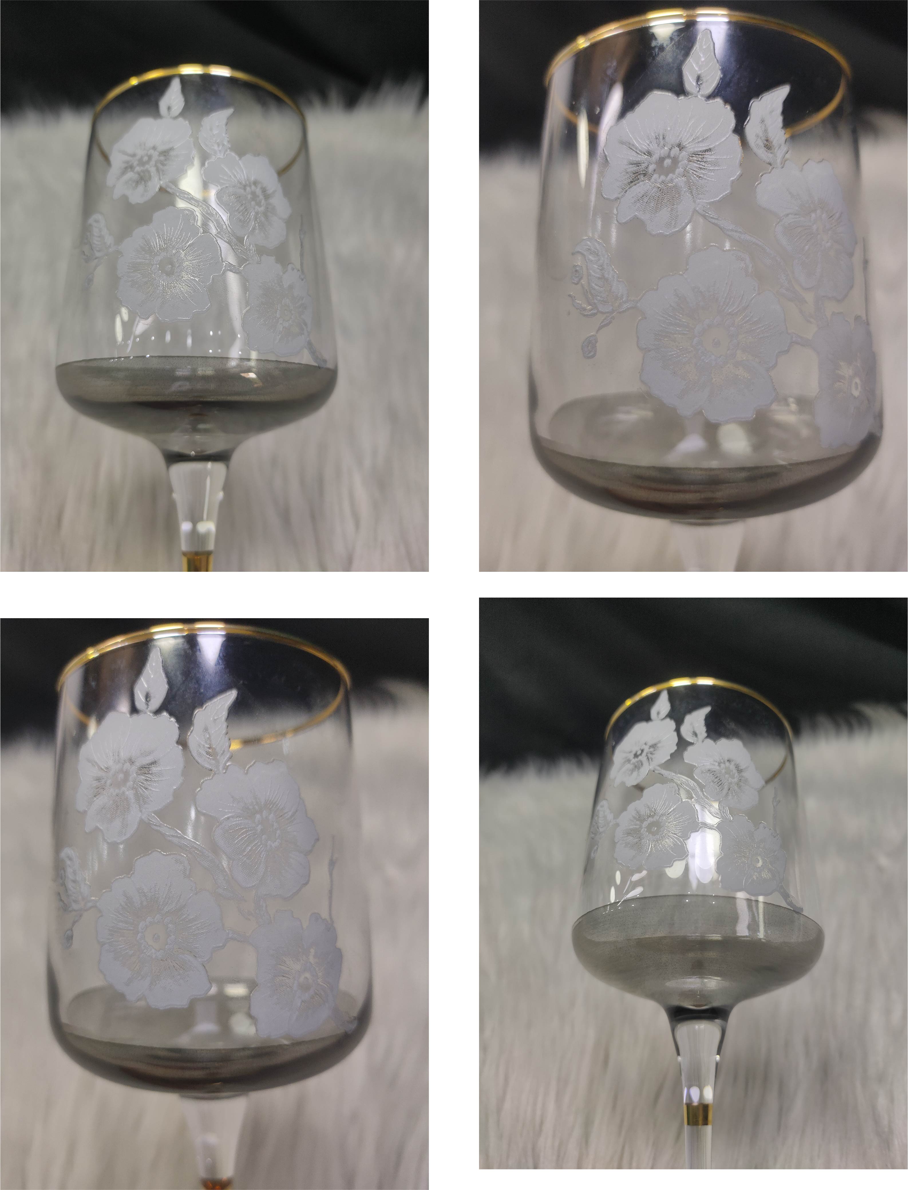 كاس ايقونيك حفر شفه ذهب - صورة أخرى