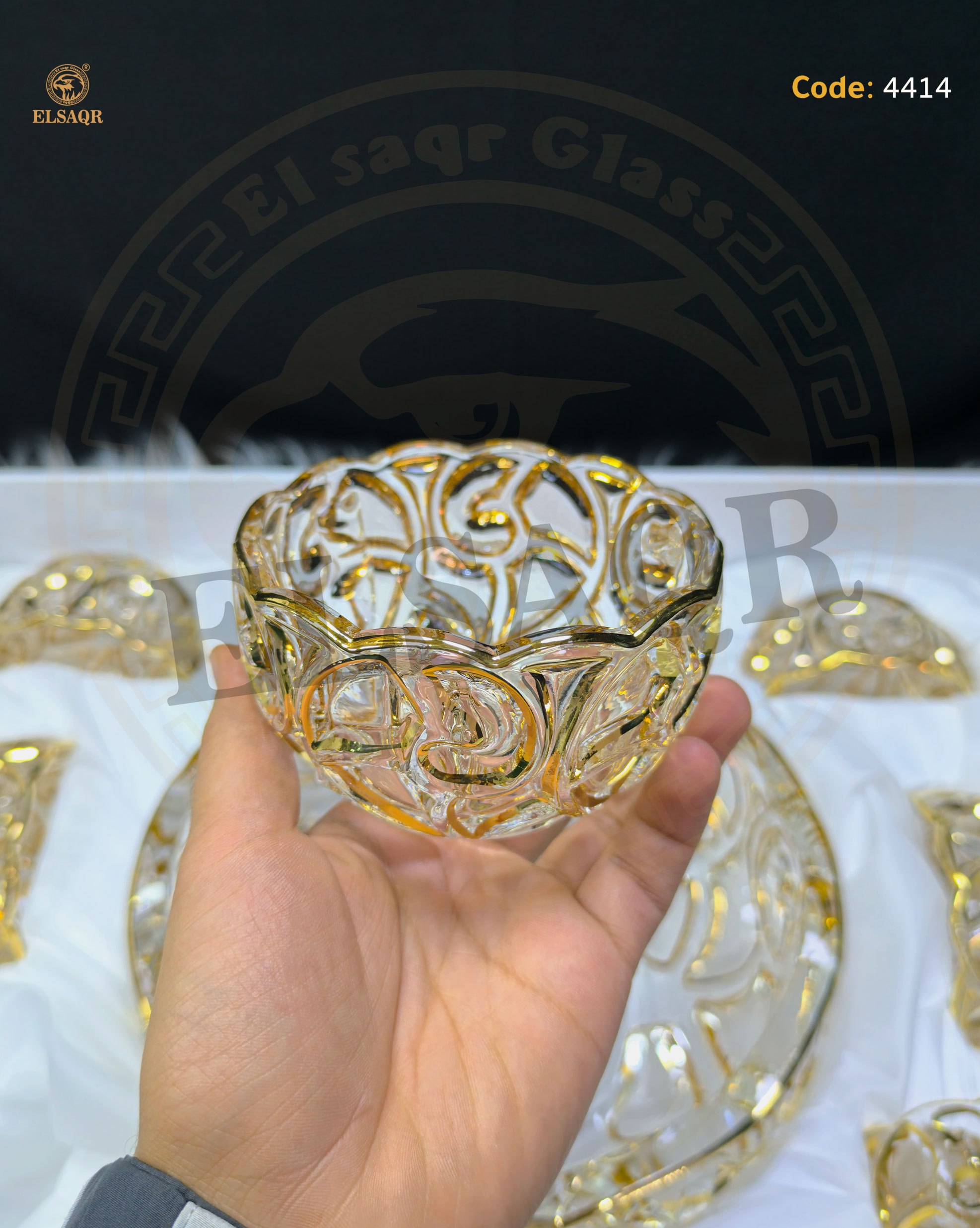 طقم خشاف كوره اسلامي ذهب - صورة 3