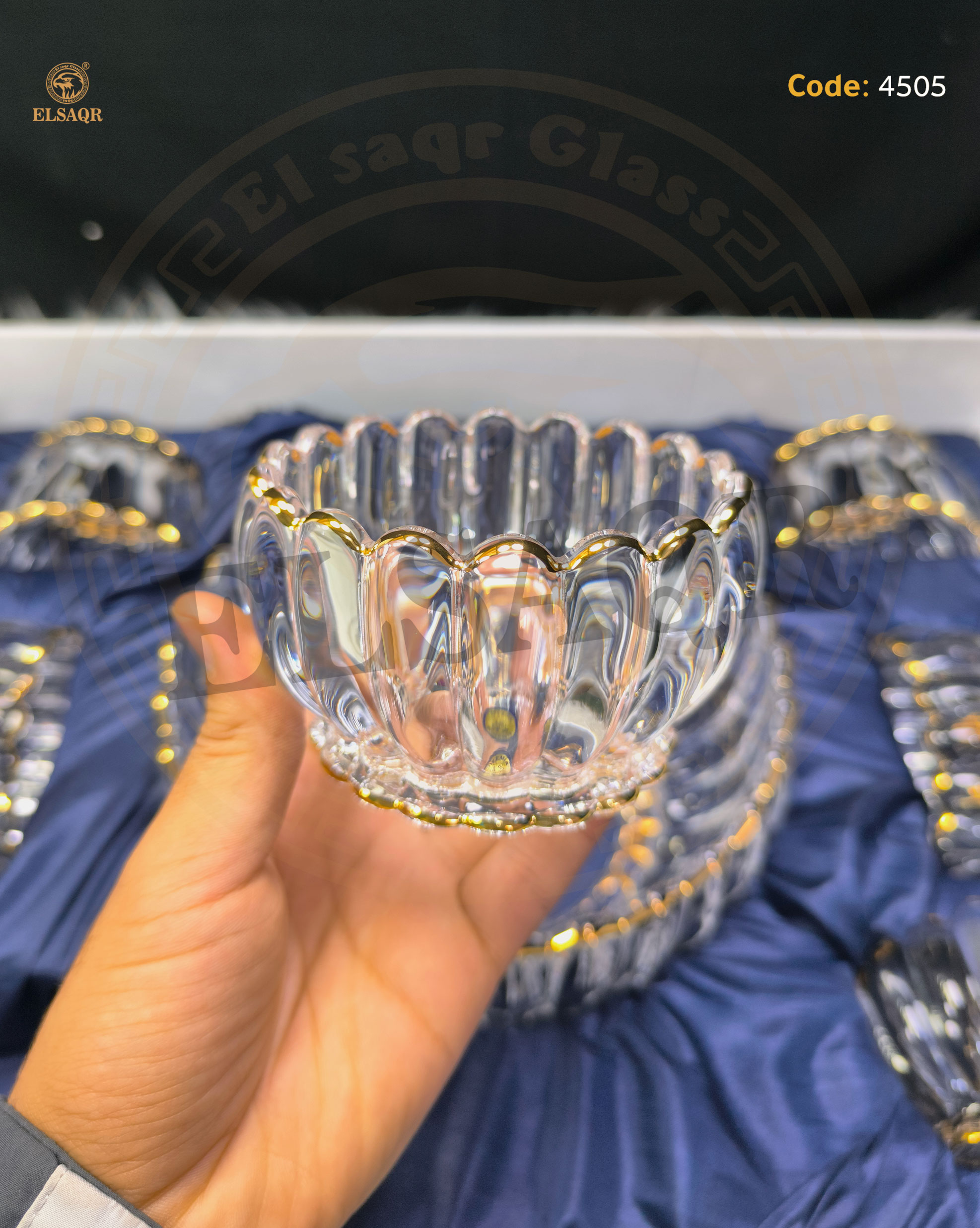 طقم خشاف شبح شفه ذهب خفيف - صورة 3