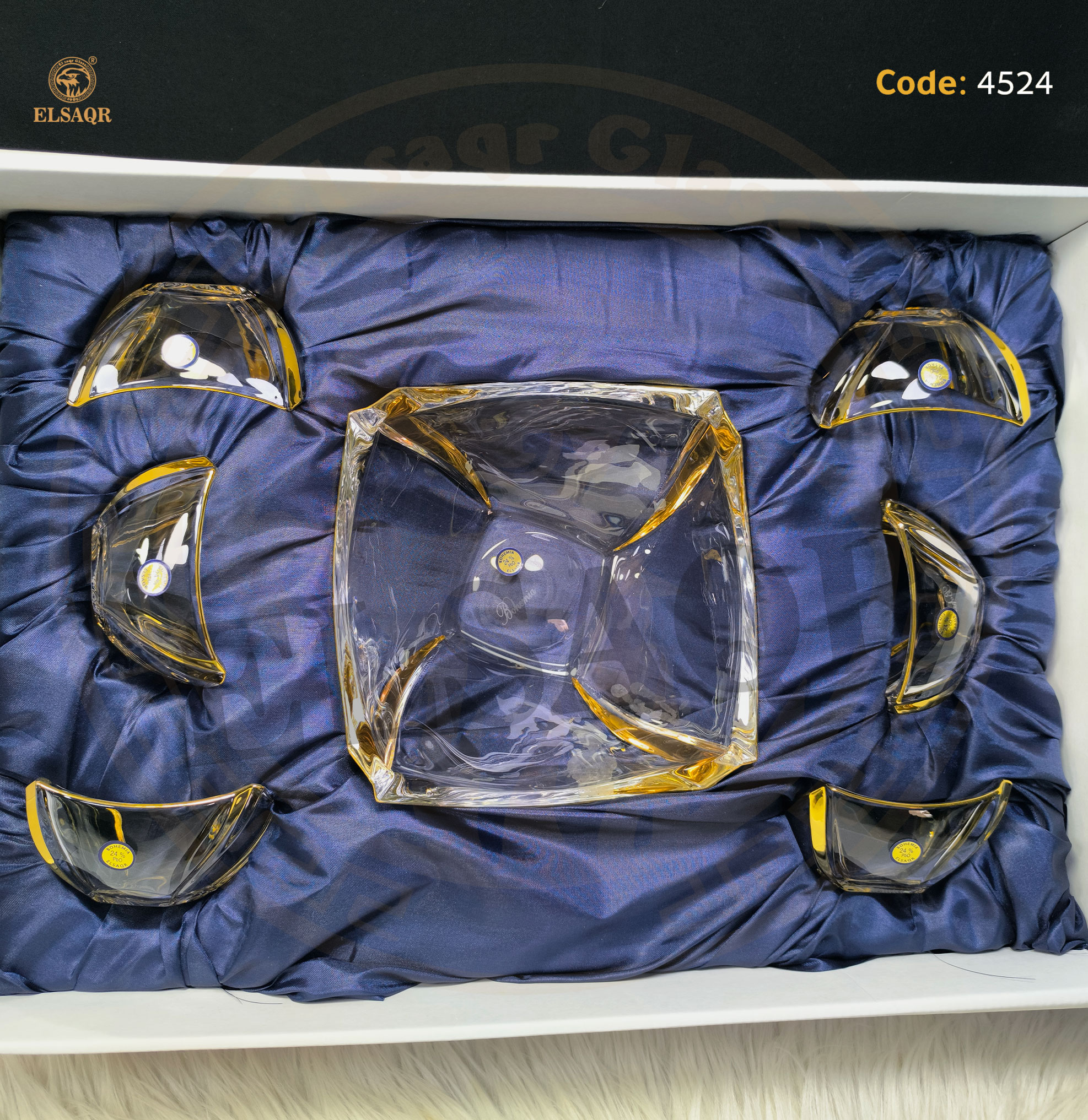  طقم خشاف مضلع شعلة ذهب - صورة أخرى