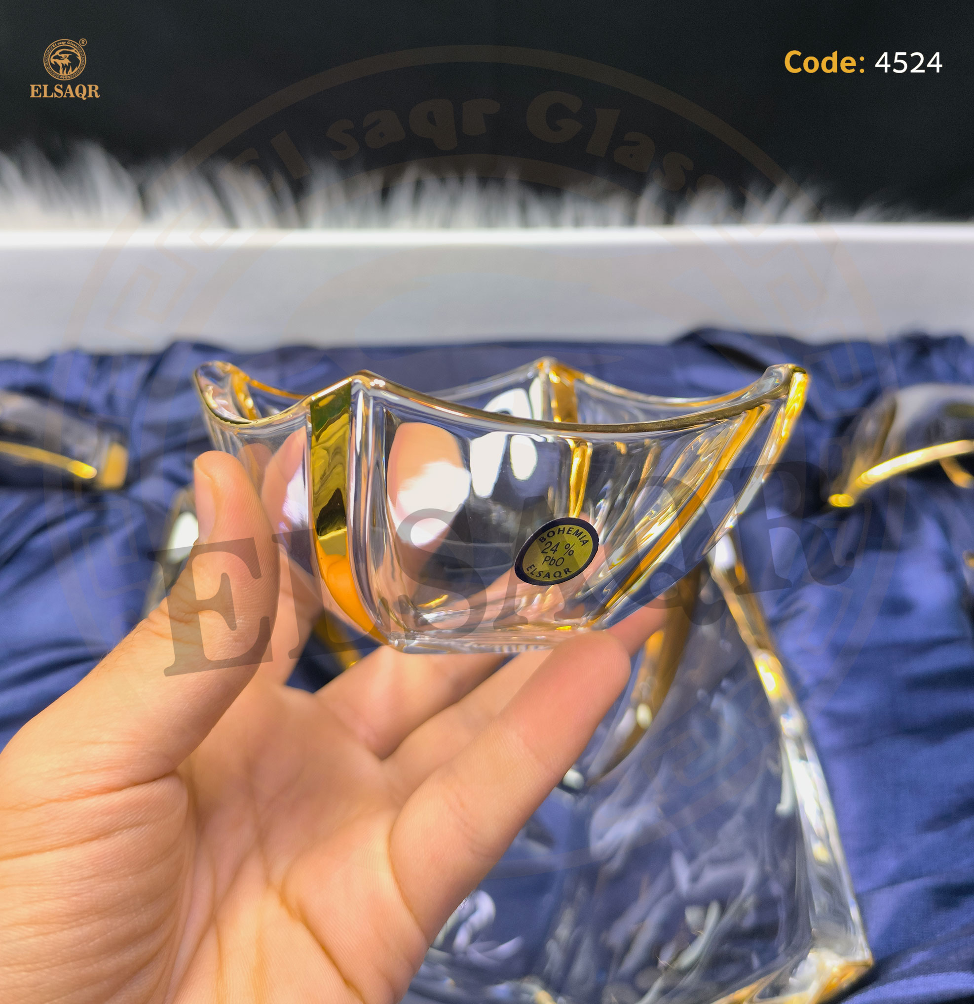  طقم خشاف مضلع شعلة ذهب - صورة 3