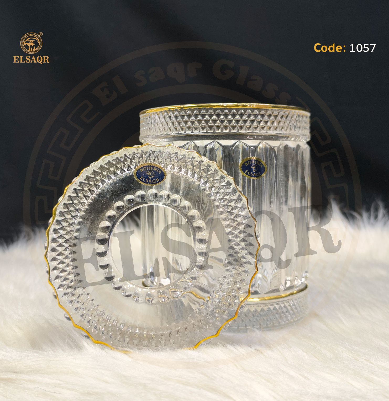 علبة مناديل شبكة شفة ذهب - صورة 3