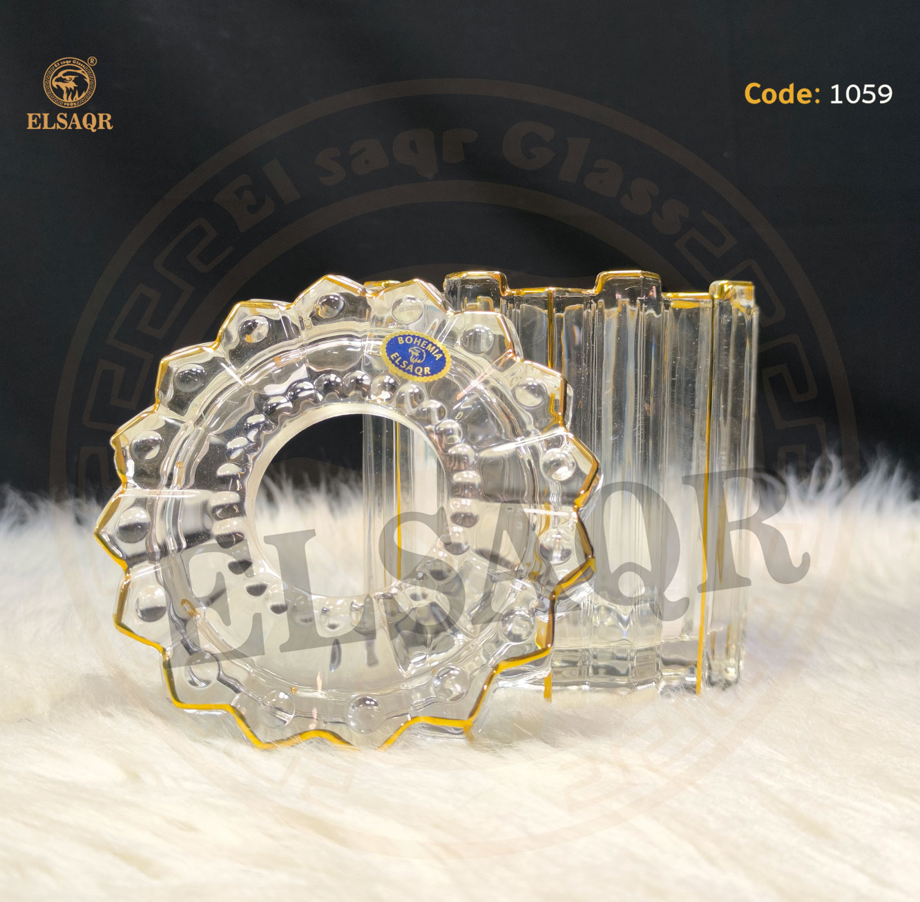 علبة مناديل ألكس تحديد ذهب - صورة 3