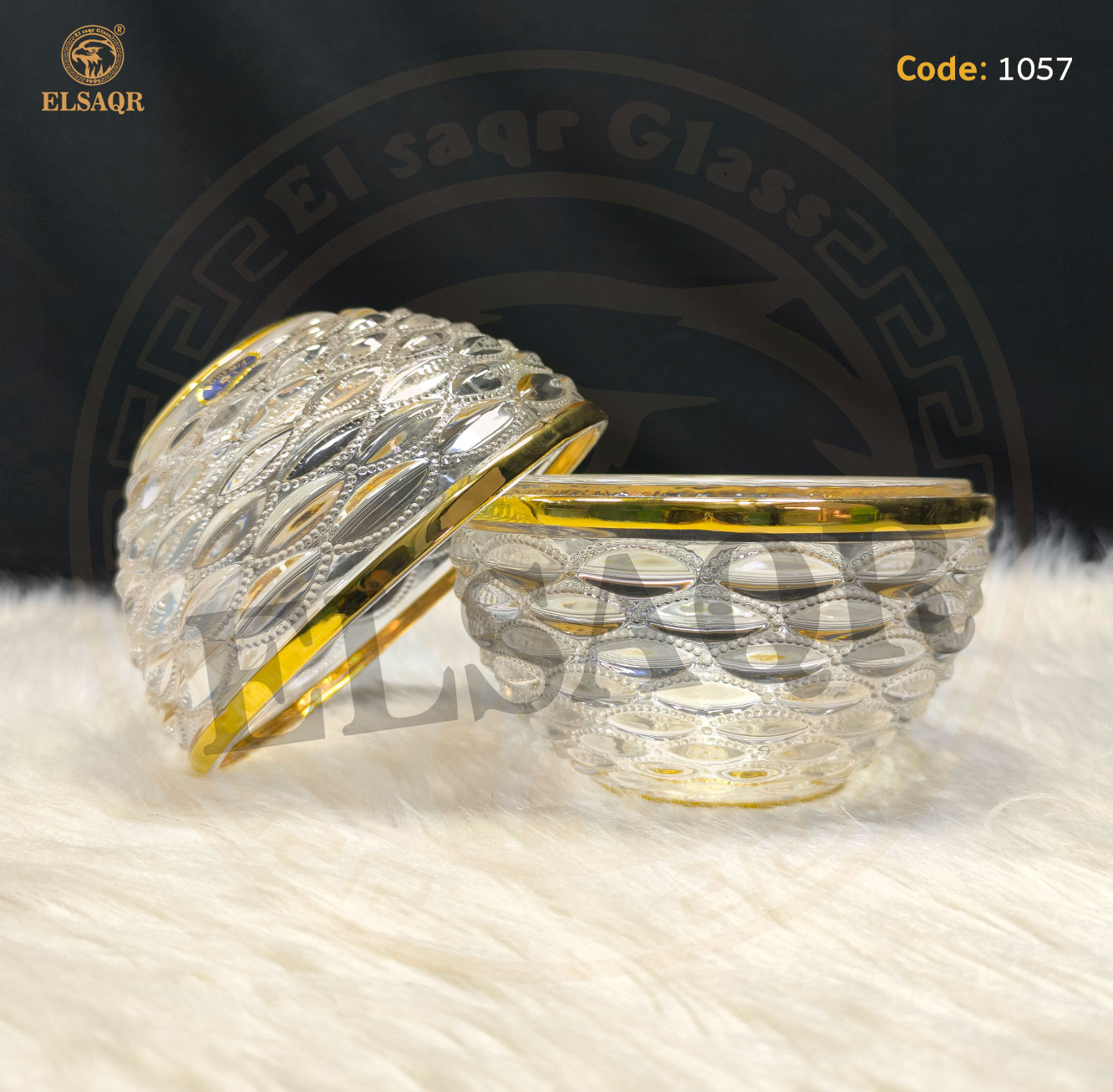 علبة مناديل شبكة شفة ذهب - صورة 3