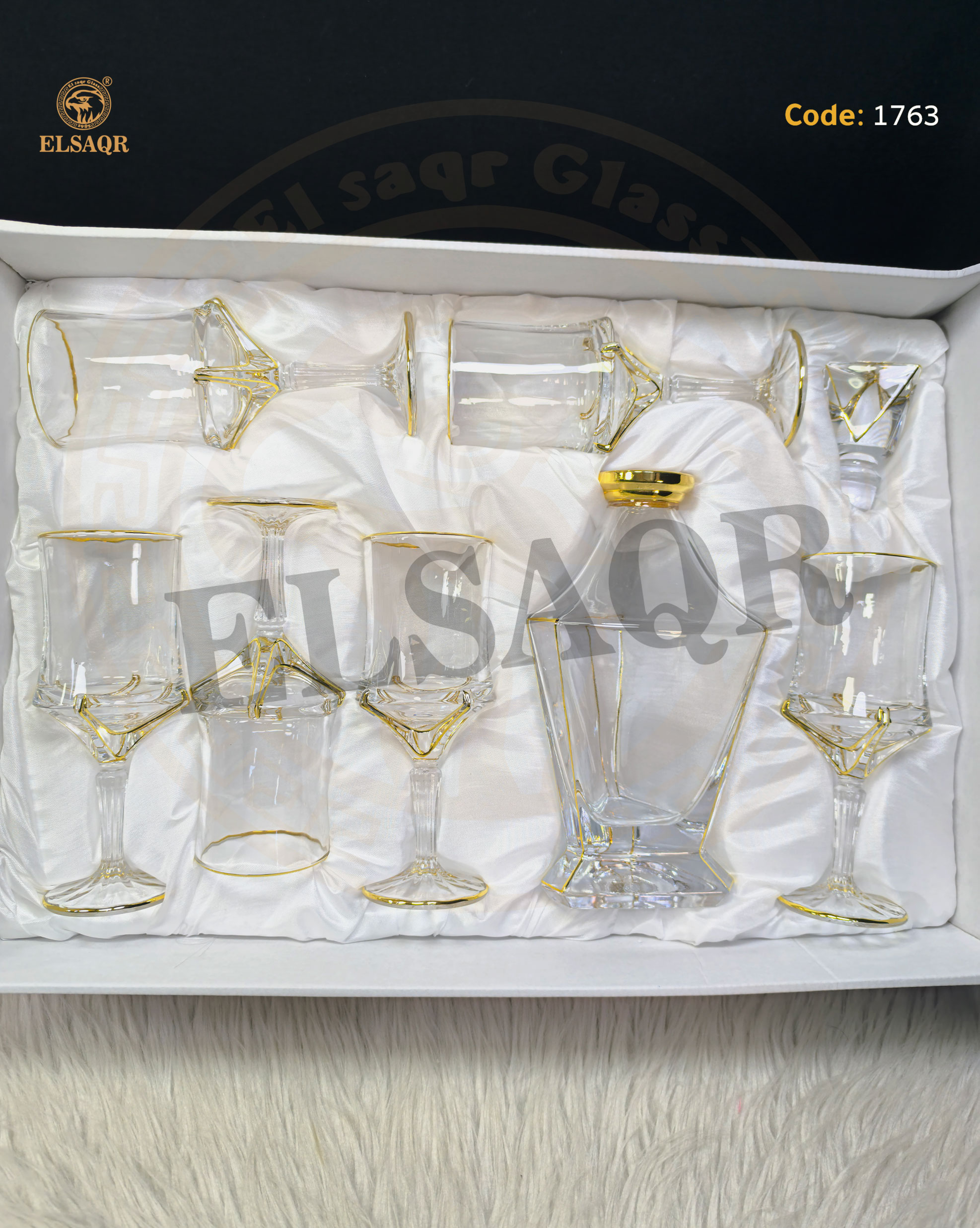 شربات ملوكي مدور مذهب - صورة أخرى